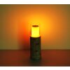 Globo Sun Solarleuchte LED Holz hell, 12-flammig