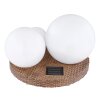 Globo Sun Solarleuchte LED Grau, 3-flammig