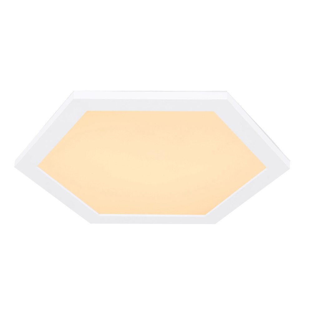 Globo LEANARA Deckenpanel LED Weiß, 1-flammig main product photo