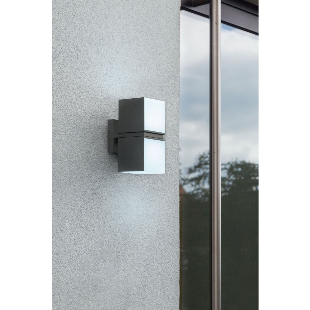 Lutec Cuba Außenwandleuchte LED Anthrazit, 2-flammig main product photo