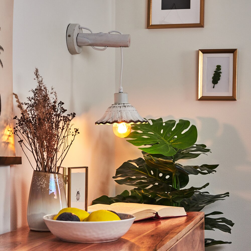 Lomas Wandleuchte Weiß, 1-flammig main product photo