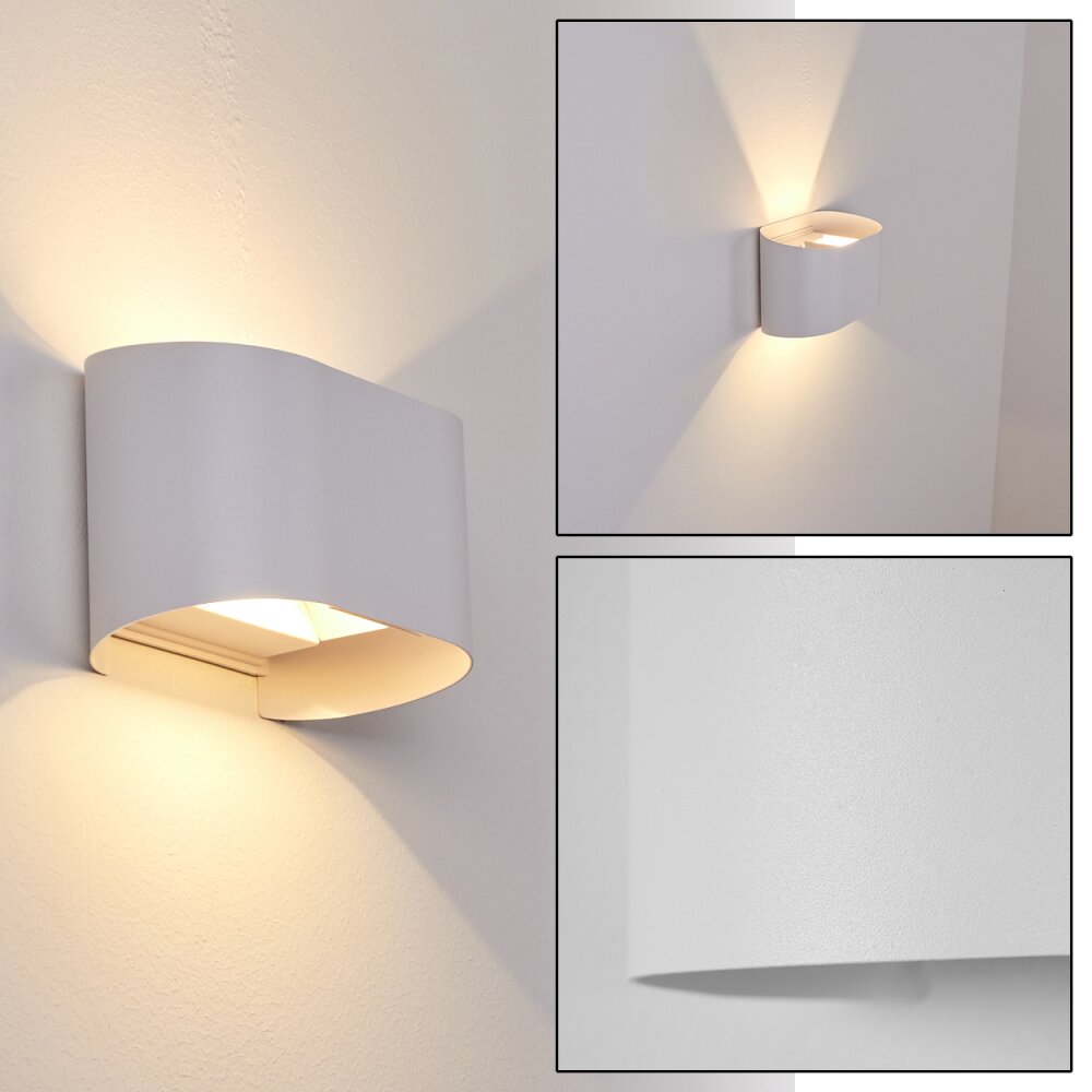 Everton Außenwandleuchte LED Weiß, 2-flammig main product photo