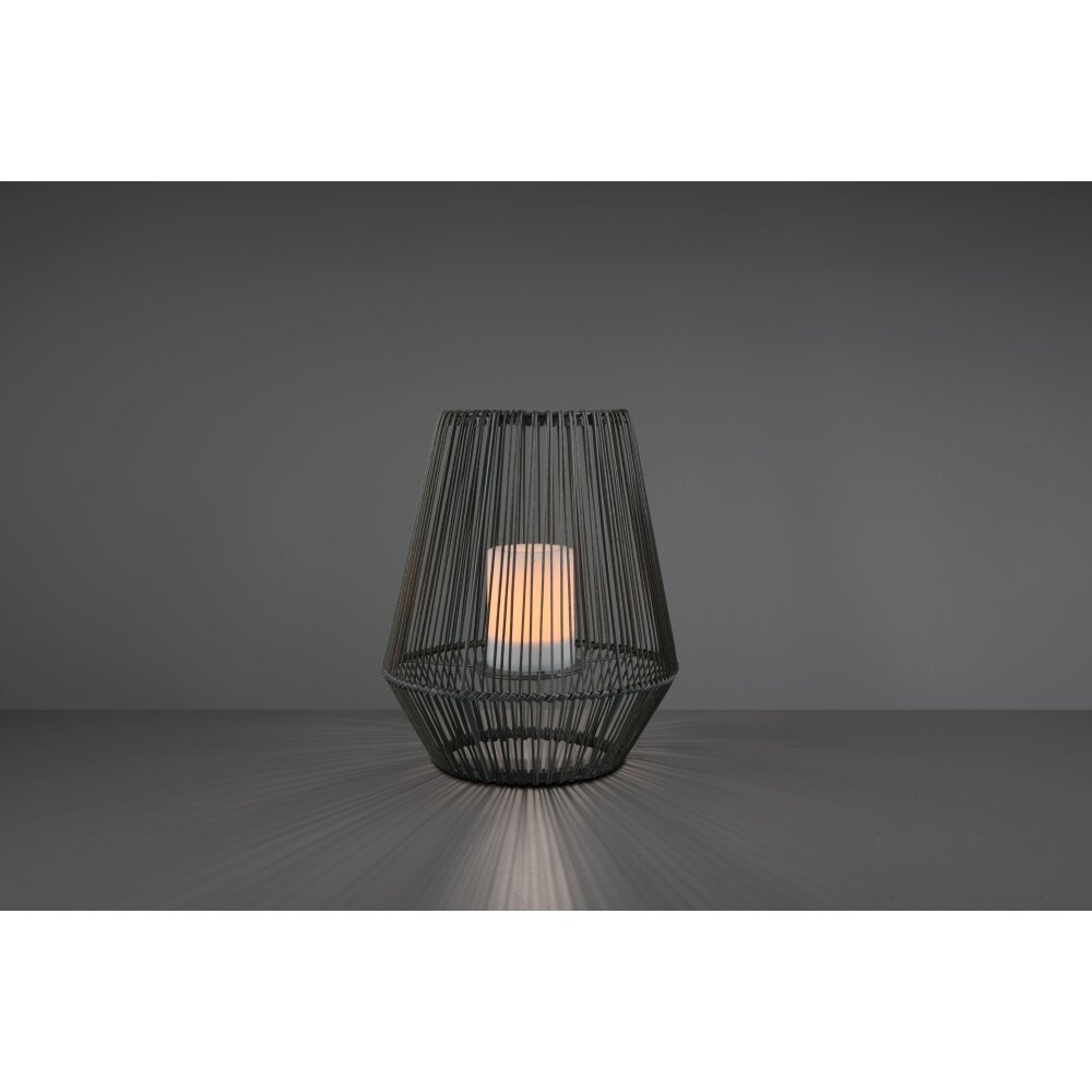 Reality Mineros Solar-Außentischleuchte LED Grau, 1-flammig main product photo