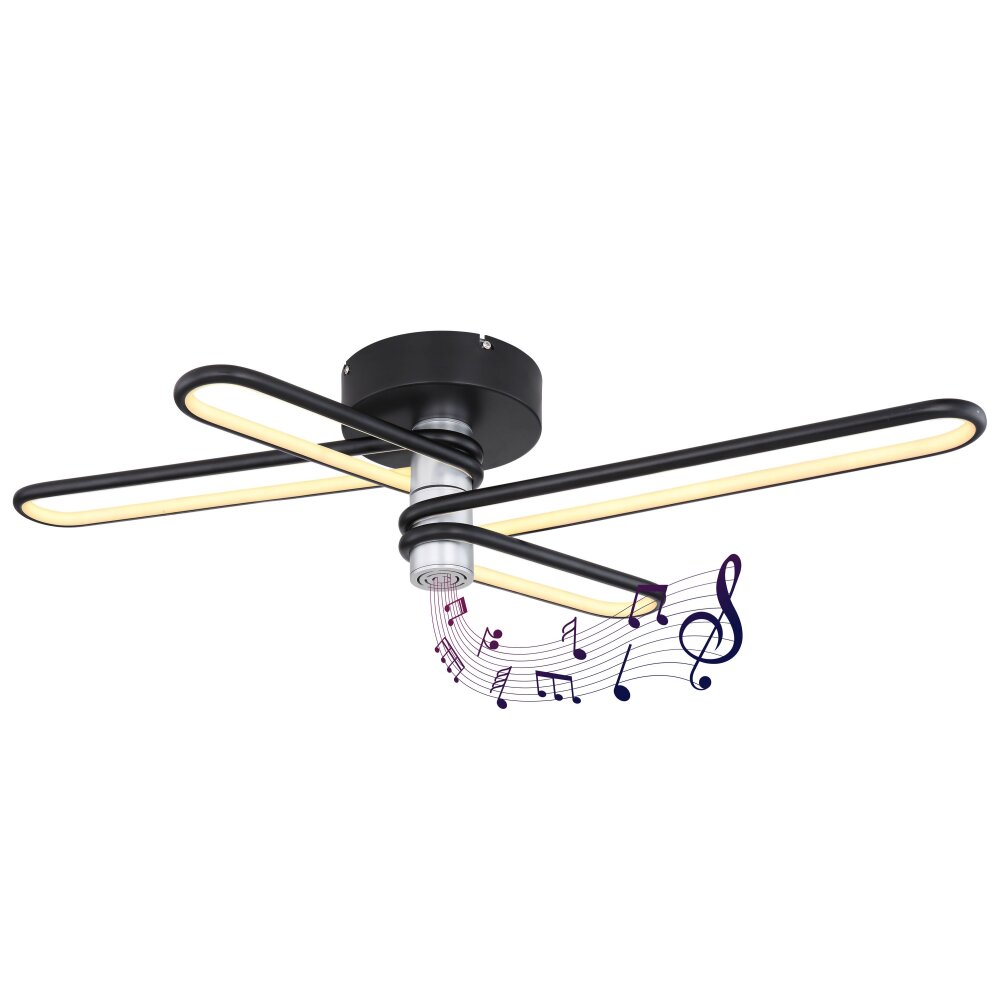 Globo TOPPOLE Deckenleuchte LED Weiß, 1-flammig main product photo