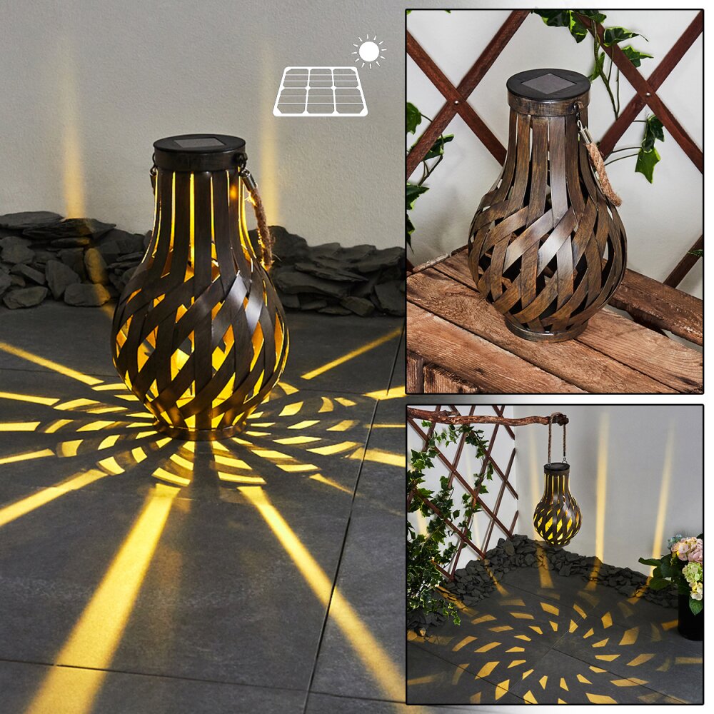 Soulé Solarleuchte LED Braun, 1-flammig main product photo