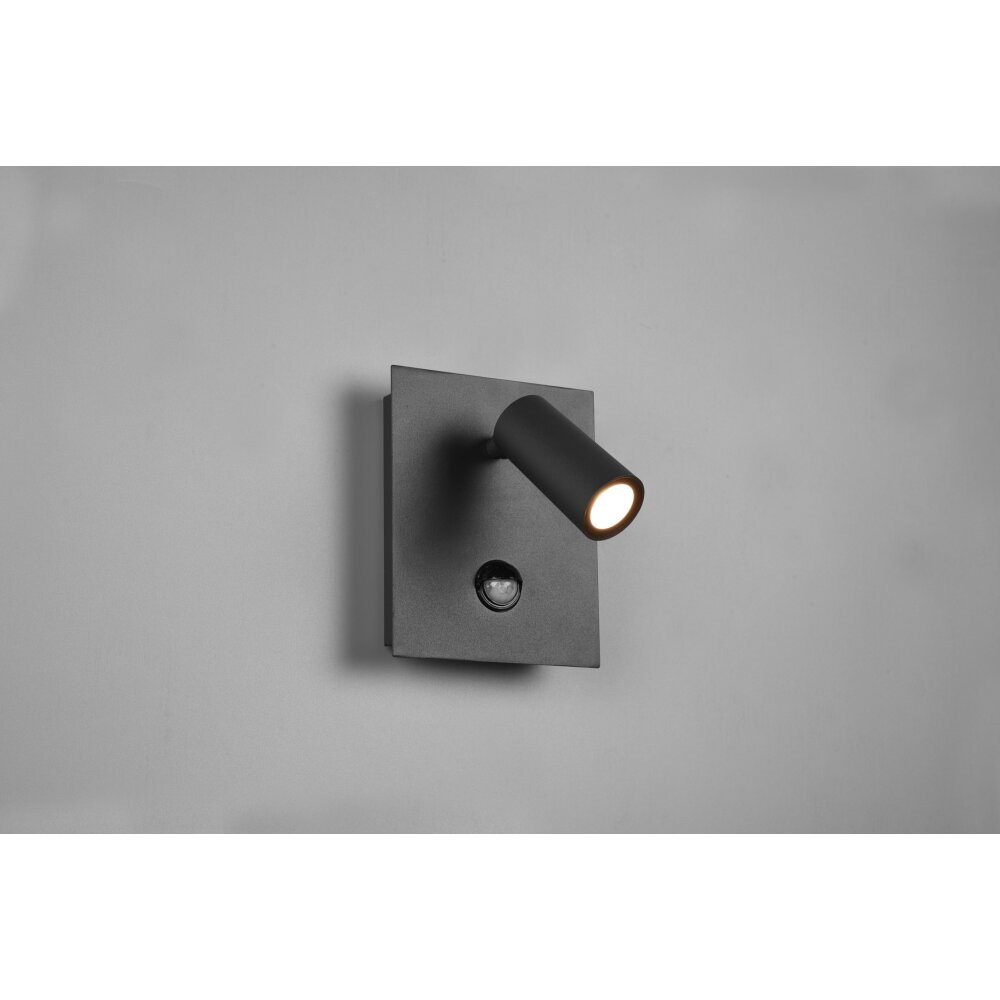Trio Tunga Außenwandleuchte LED Anthrazit, 1-flammig, Bewegungsmelder main product photo