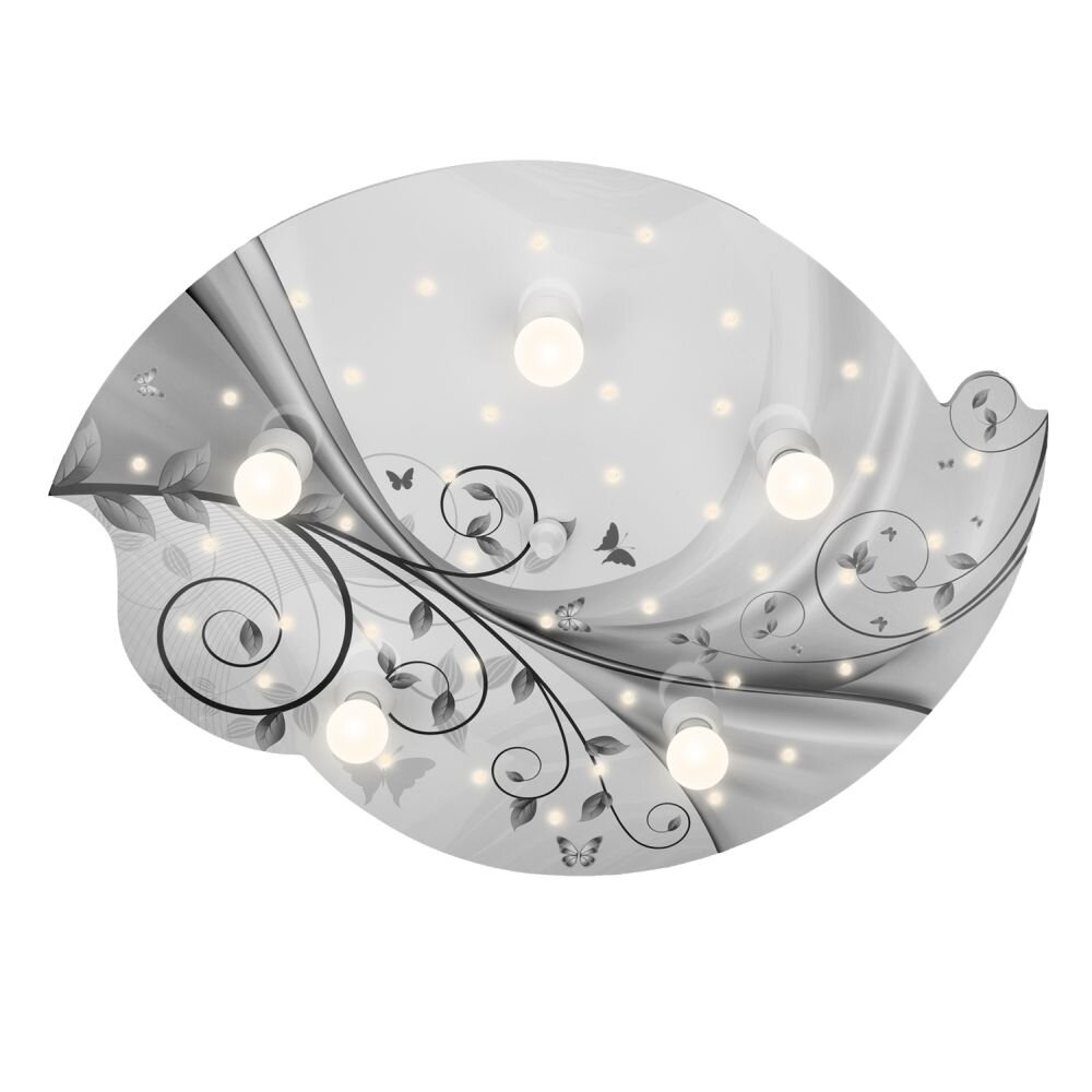 Elobra SARAH PHANTASIE Deckenleuchte Silber, 5-flammig main product photo