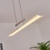 Barrud Pendelleuchte LED Silber, 1-flammig