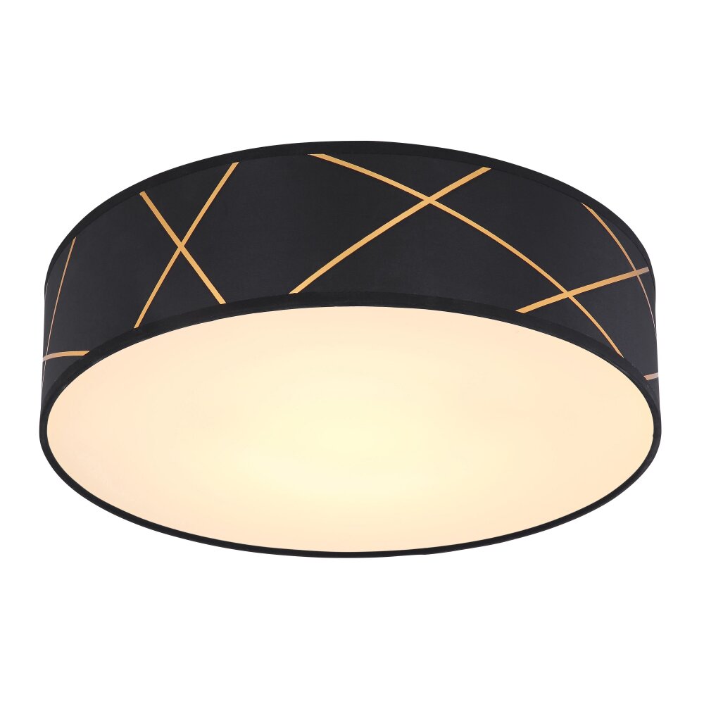 Globo BEMMO Deckenleuchte LED Schwarz, 1-flammig main product photo
