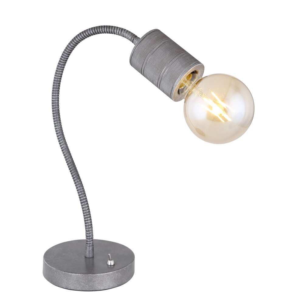 Globo FREDDY Tischleuchte Altsilber, 1-flammig main product photo