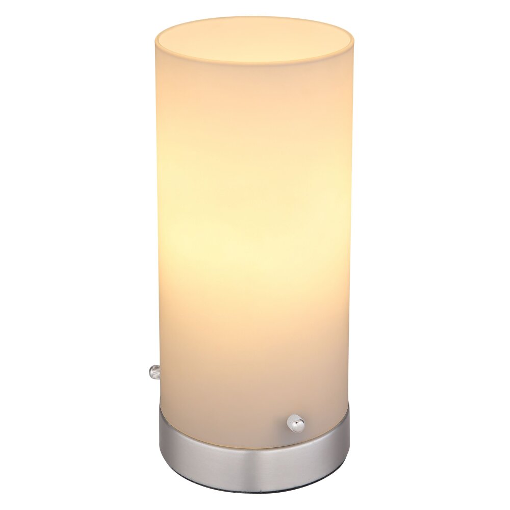 Globo CYLI Tischleuchte LED Nickel-Matt, 1-flammig main product photo