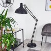 Hallsta Bogenlampe Chrom, Schwarz, 1-flammig
