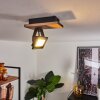 Giresta Deckenleuchte LED Braun, Schwarz, 1-flammig