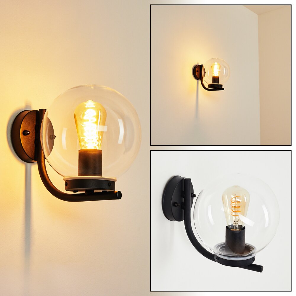 Rombotten Außenwandleuchte Schwarz, 1-flammig main product photo