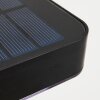 Bondarp Solar-Außenwandleuchte LED Schwarz, 1-flammig, Bewegungsmelder