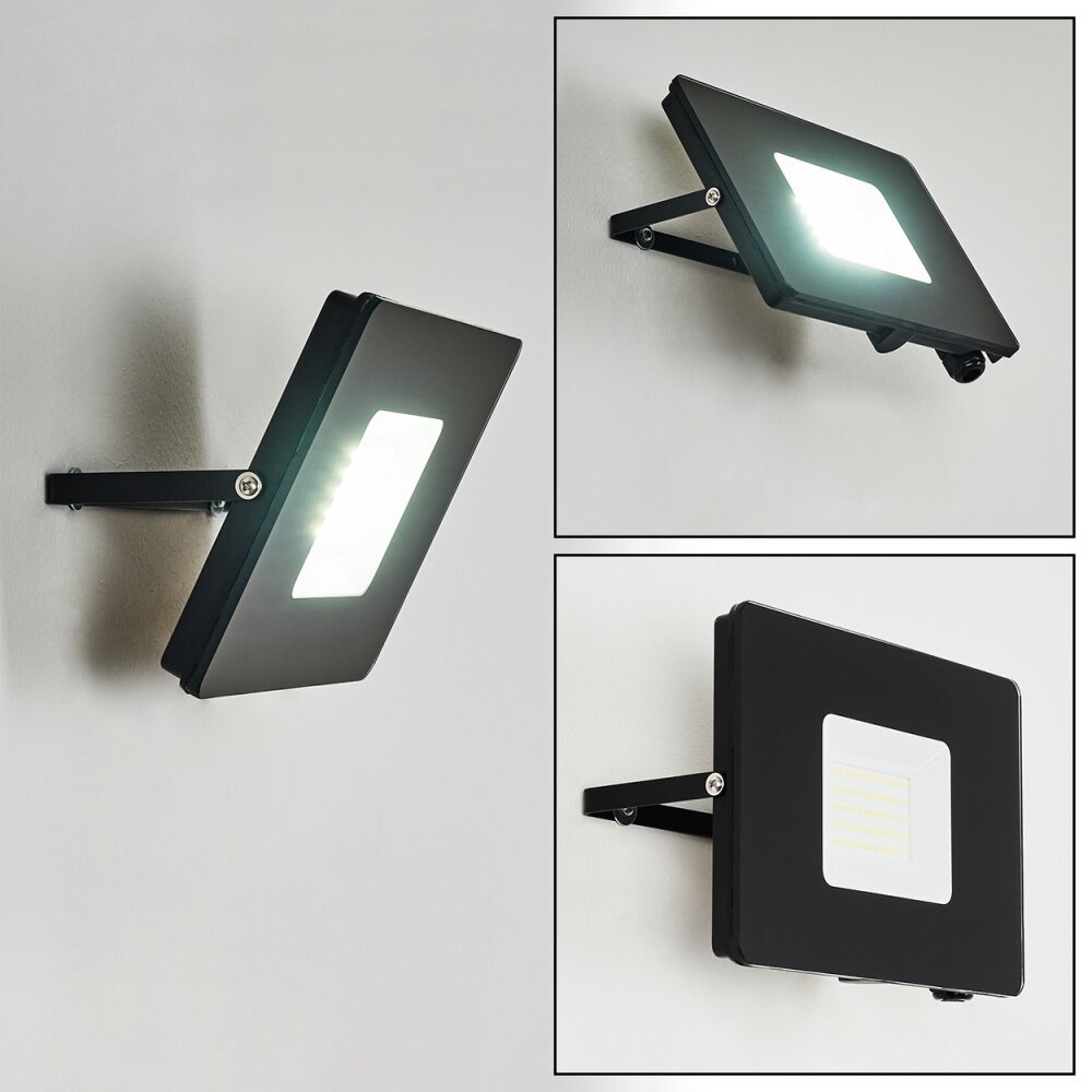 Krokane Außenwandleuchte LED Schwarz, Weiß, 1-flammig main product photo