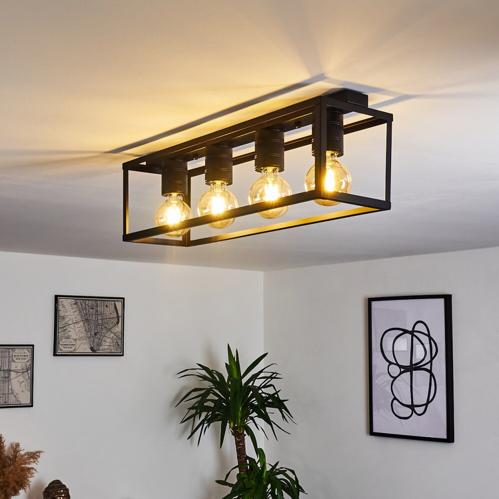 Salla Deckenleuchte Schwarz, 4-flammig main product photo