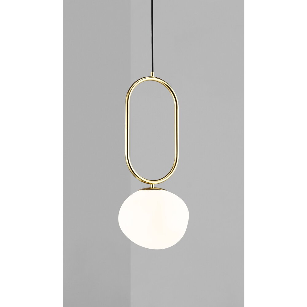 Design For The People by Nordlux SHAPES Pendelleuchte Messing, 1-flammig main product photo