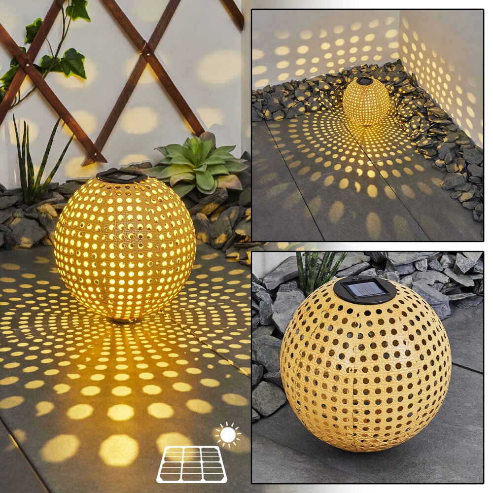 Revere Solar-Kugelleuchte LED Braun, Schwarz, 1-flammig main product photo