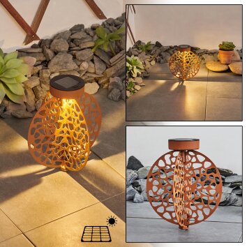 Eglo SONNENBLUME solar light LED colourful 48814