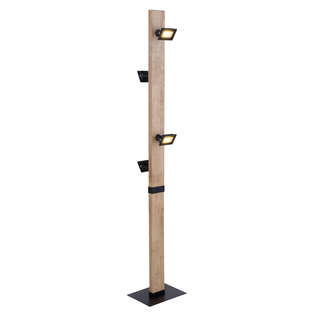 Globo JOYA Stehleuchte LED Schwarz, 4-flammig main product photo