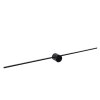 Lucide MIZAR Wandleuchte LED Schwarz, 1-flammig