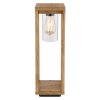 Globo CANDELA Sockelleuchte Holz dunkel, 1-flammig