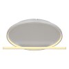 Globo RONDA Deckenpanel LED Grau, 1-flammig, Fernbedienung