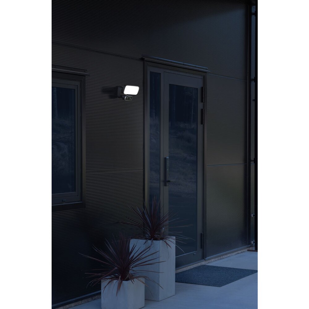 Konstsmide Camera-Smart-Light Außenwandleuchte LED Schwarz, 1-flammig, Bewegungsmelder main product photo