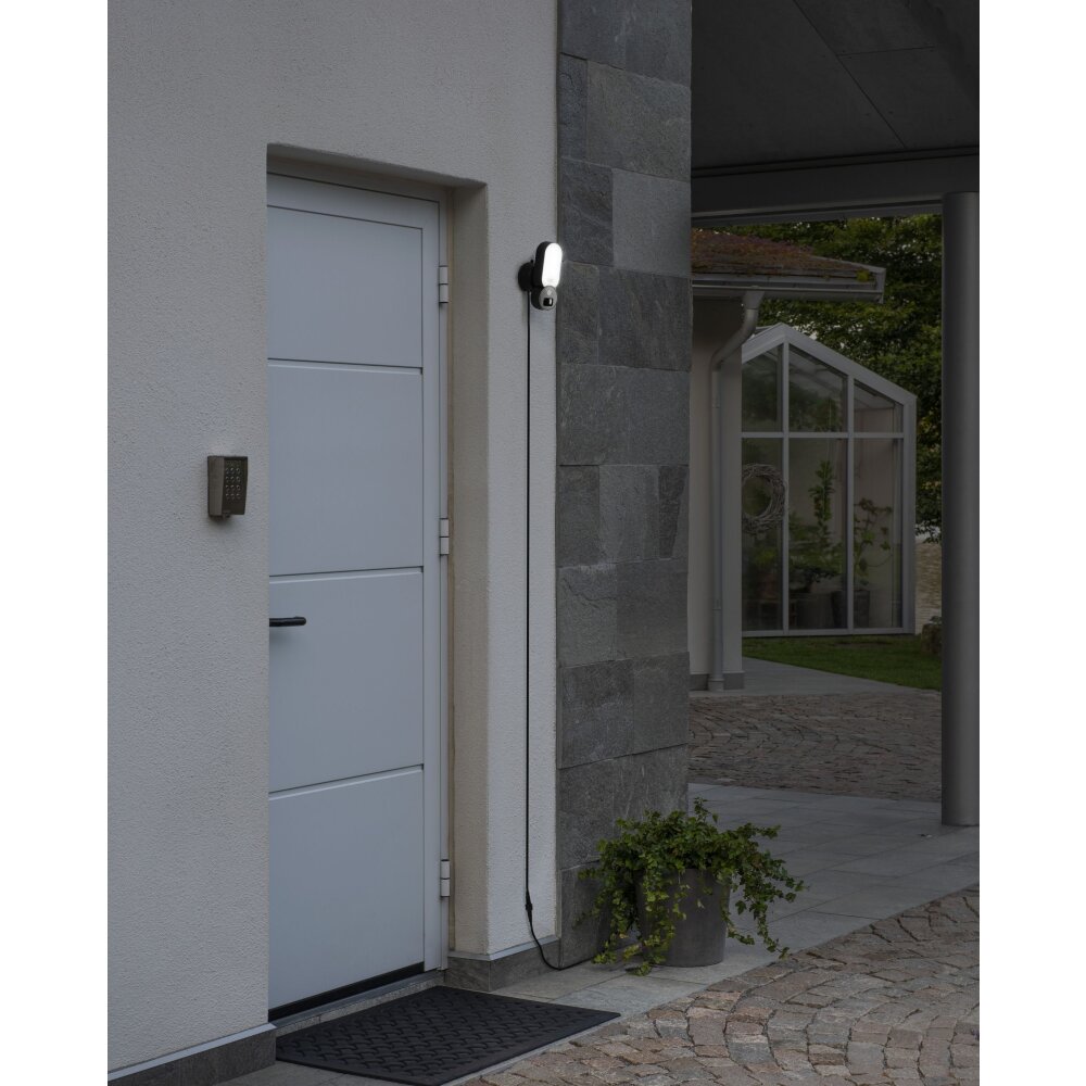 Konstsmide Smartlight Außenwandleuchte LED Schwarz, 1-flammig, Bewegungsmelder main product photo