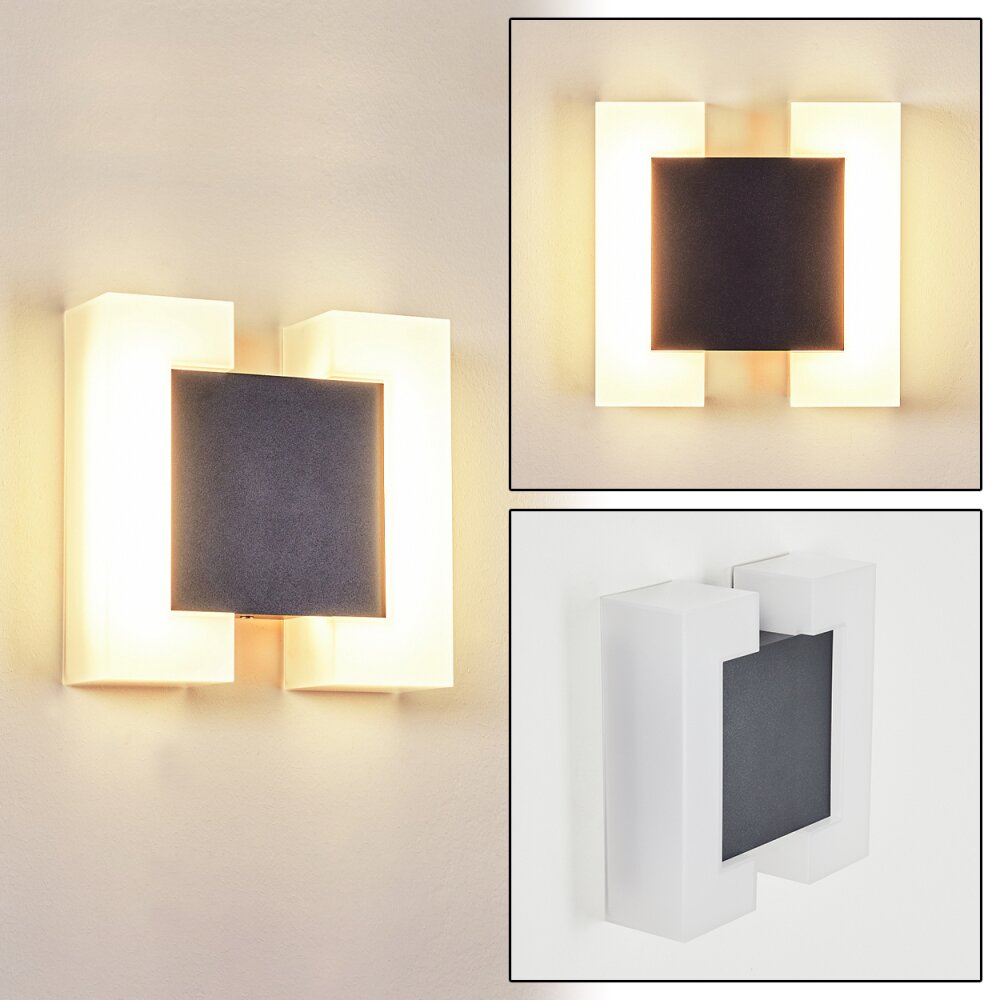 Zoppola Außenwandleuchte LED Anthrazit, Weiß, 2-flammig main product photo