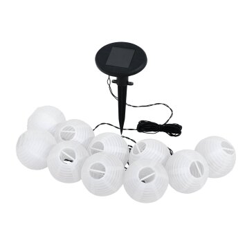 LED 33694-10 Globo SOLAR Lichterkette Braun