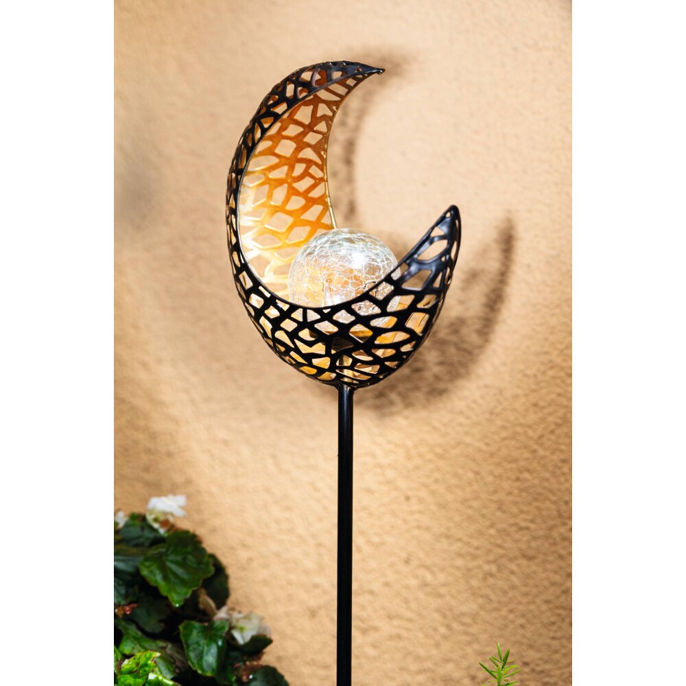 Eglo KNOSPE Solarleuchte LED Gold, Schwarz, 1-flammig main product photo