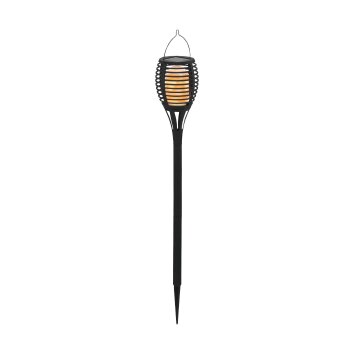 Eglo FACKEL Solarleuchte LED Schwarz, 12-flammig