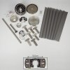 Aargaard Deckenventilator Edelstahl, Fernbedienung
