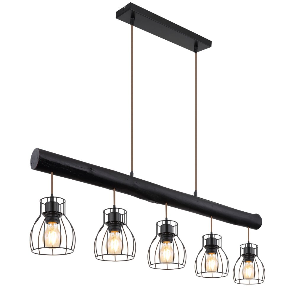 Globo MINA Hängeleuchte Schwarz, 5-flammig main product photo