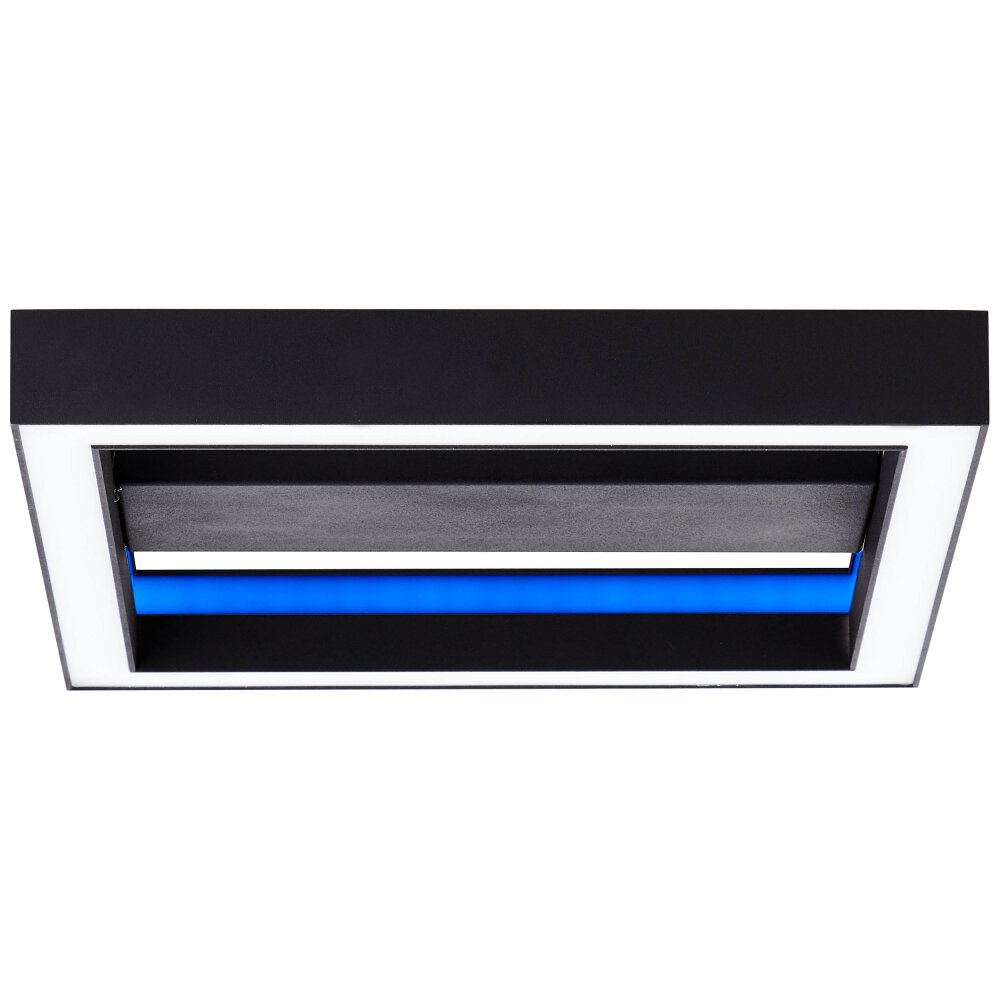 Brilliant Icarus Deckenleuchte LED Schwarz, 1-flammig, Fernbedienung, Farbwechsler main product photo