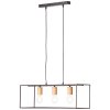 Brilliant Arica Pendelleuchte Schwarz, 3-flammig