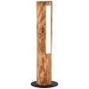 Brilliant Odun Tischleuchte LED Holz hell, Schwarz, 1-flammig