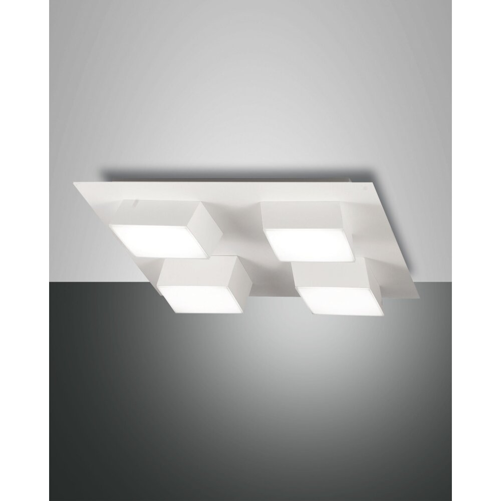 Fabas Luce Lucas Deckenleuchte LED Weiß, 4-flammig main product photo