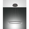 Fabas Luce Giotto Pendelleuchte LED Schwarz, 2-flammig