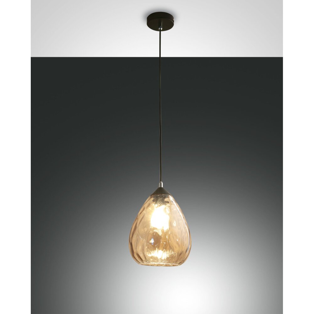 Fabas Luce Gisella Pendelleuchte Schwarz, 1-flammig main product photo