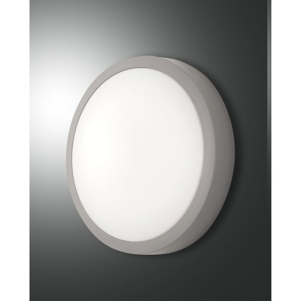 Fabas Luce Axel Deckenleuchte Grau, 1-flammig main product photo