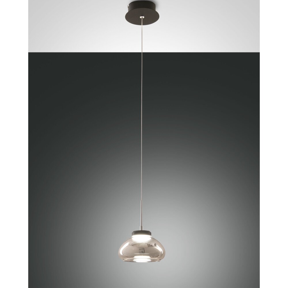 Fabas Luce Arabella Pendelleuchte LED Schwarz, 1-flammig main product photo