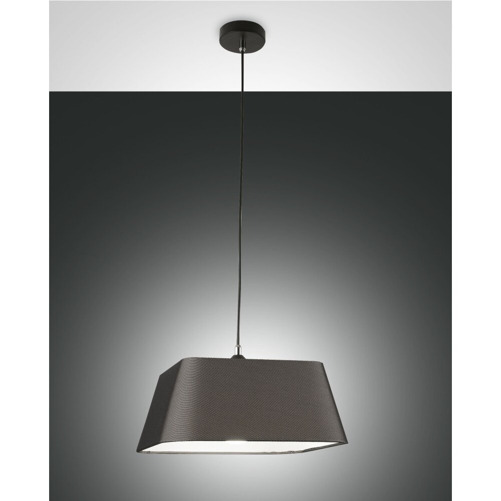 Fabas Luce Allegra Pendelleuchte Schwarz, 1-flammig main product photo