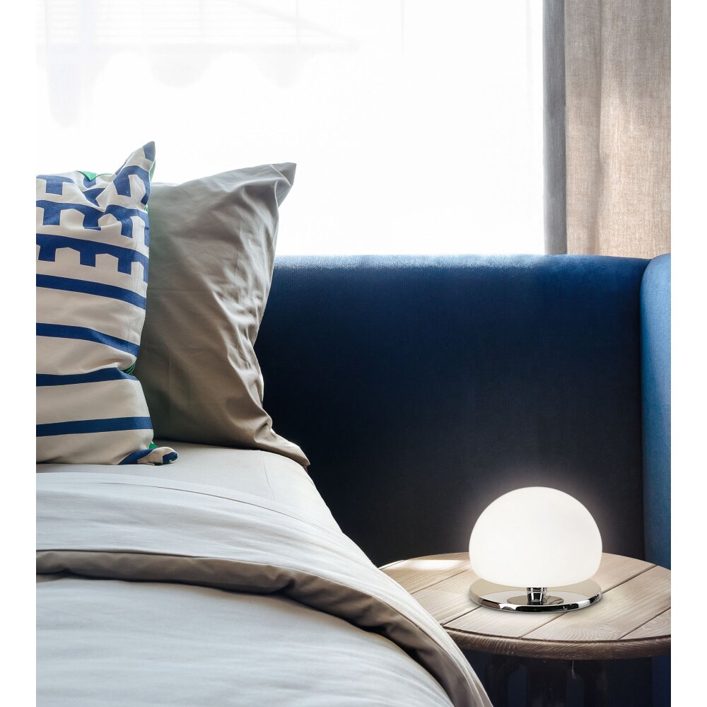 Fabas Luce Morgana Tischleuchte LED Chrom, 1-flammig main product photo