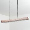 Rodeche Pendelleuchte LED Klar, Naturfarben, 2-flammig