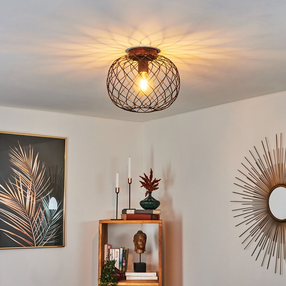 Nordslesvig Deckenleuchte Bronze, Schwarz, 1-flammig main product photo