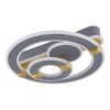 Globo MARGY Deckenleuchte LED Gold, Grau, 1-flammig, Fernbedienung