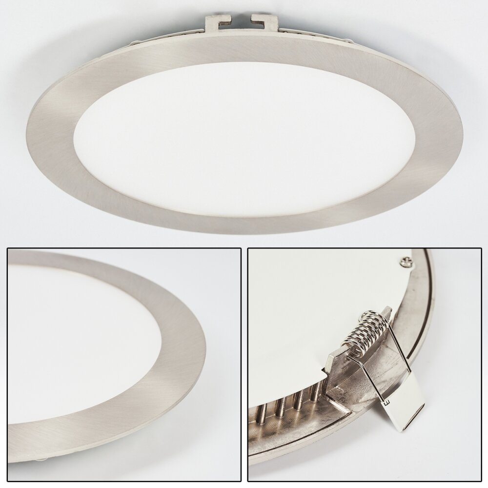 Finsrud Einbauleuchte LED Nickel-Matt, 1-flammig main product photo